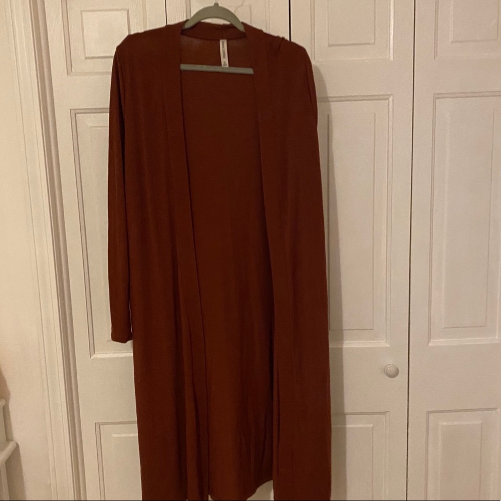 Burnt Orange Cardigan